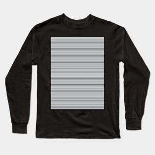 Black and grey striped pattern, pinstripes Long Sleeve T-Shirt